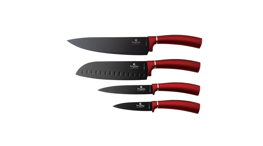 Berlinger Haus Metallic Burgundy Line 4 db-os k�sk�szlet tapad�smentes bevonattal